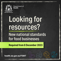 Looking for resources? New national standards for food businesses 1080x1080 social media tile